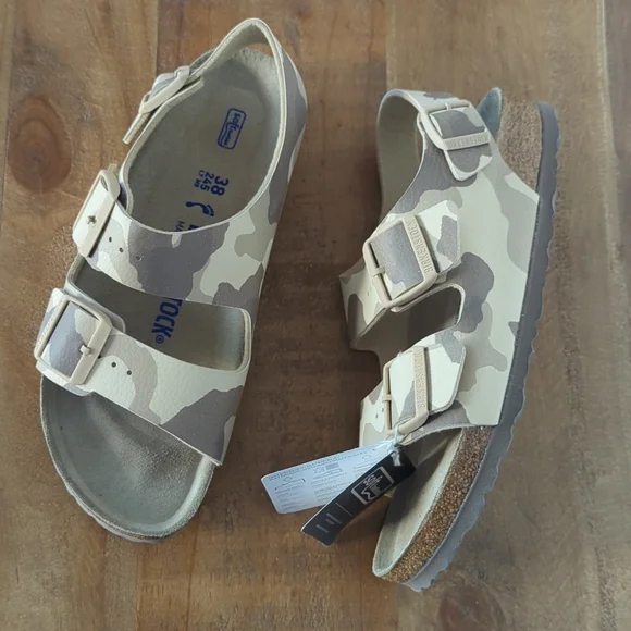 🆕🌿CAMO BIRKENSTOCK SANDALS 🌿 - Picture 6 of 8